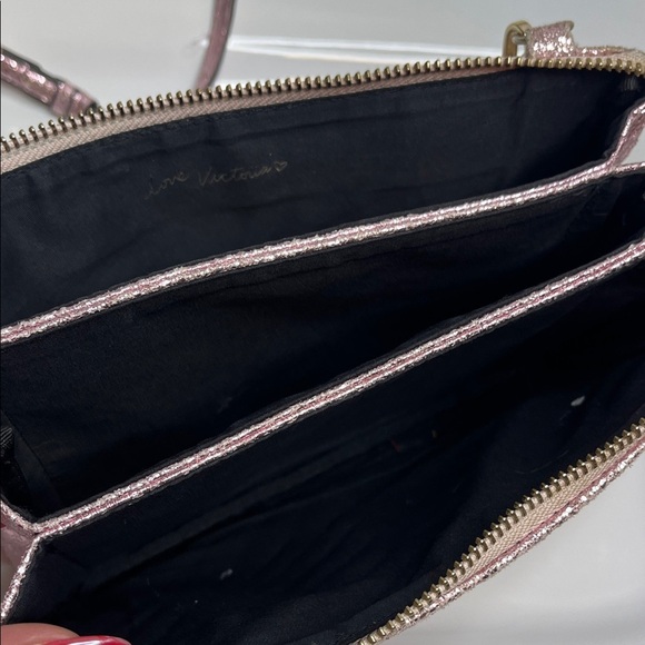 Victoria's Secret Metallic Pink Crossbody Bag - Picture 5 of 10